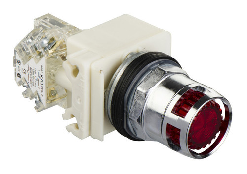 Кнопка Schneider Electric Harmony 30 мм, 24В, IP66, Красный