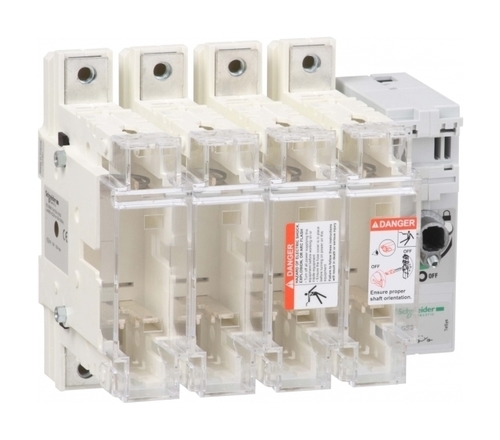 Рубильник с предохранителем Schneider Electric TeSys GS 250А 4P, 1