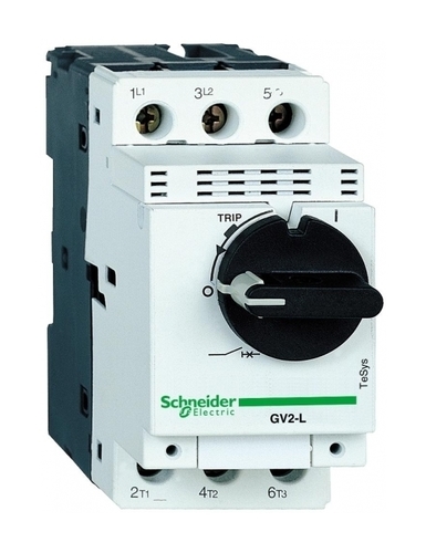 Силовой автомат для защиты двигателя Schneider Electric TeSys GV2 2.5А 3P, магнитный расцепитель