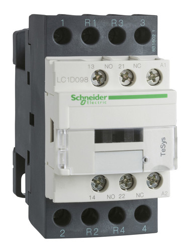 Контактор Schneider Electric TeSys LC1D 4P 25А 440/110В DC 11кВт