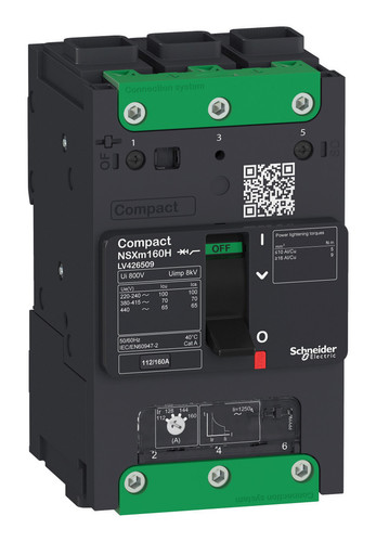 Силовой автомат Schneider Electric Compact NSXm, 16кА, 3P, 125А