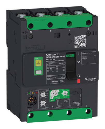 Силовой автомат Schneider Electric Compact NSX, 25кА, 4P, 100А