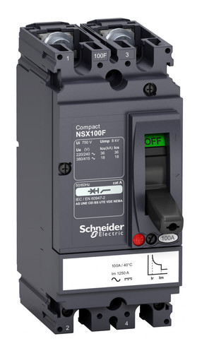 Силовой автомат Schneider Electric Compact NSX, 18кА, 2P, 16А