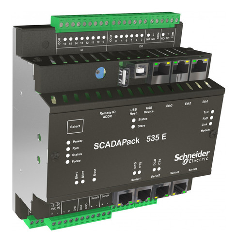 SCADAPack 535E RTU,Аутен,Logic,4-20мА,24В,Реле,2 A/O